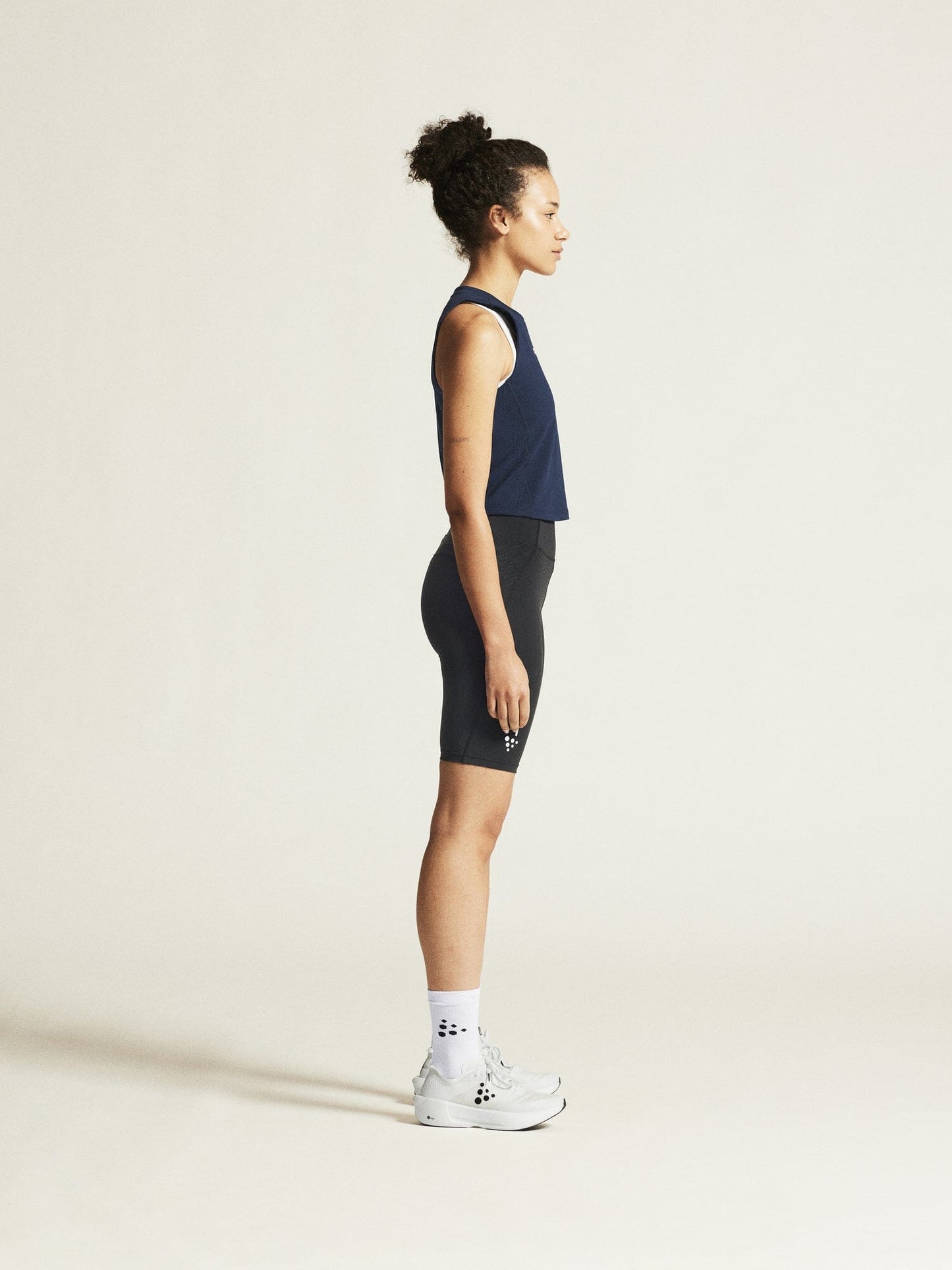 Women's Rush 2.0 Crop Singlet - Navy Craft Sportswear NA