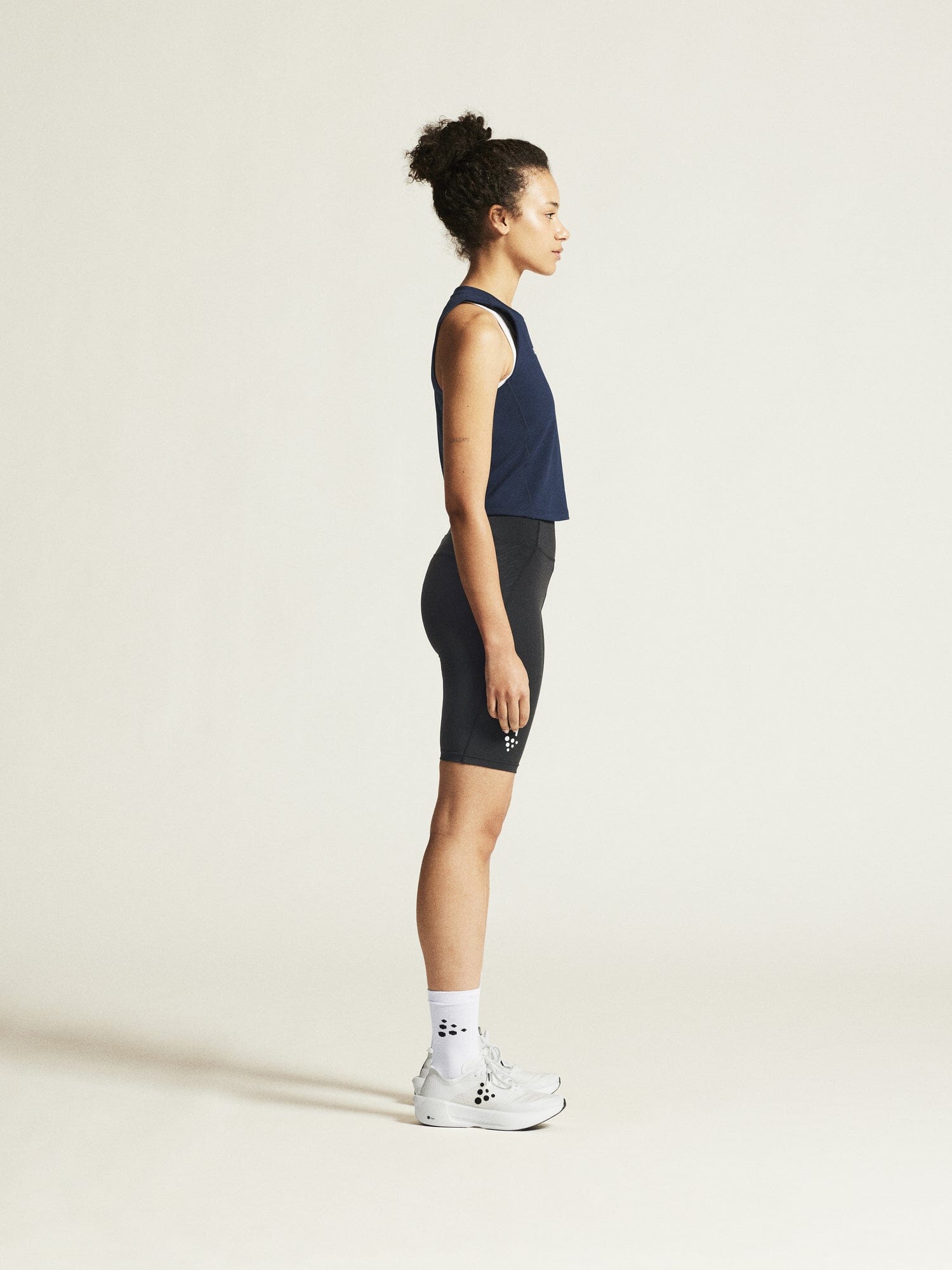 Women's Rush 2.0 Crop Singlet - Navy Craft Sportswear NA