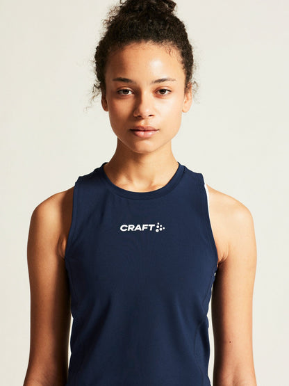 Women's Rush 2.0 Crop Singlet - Navy Craft Sportswear NA