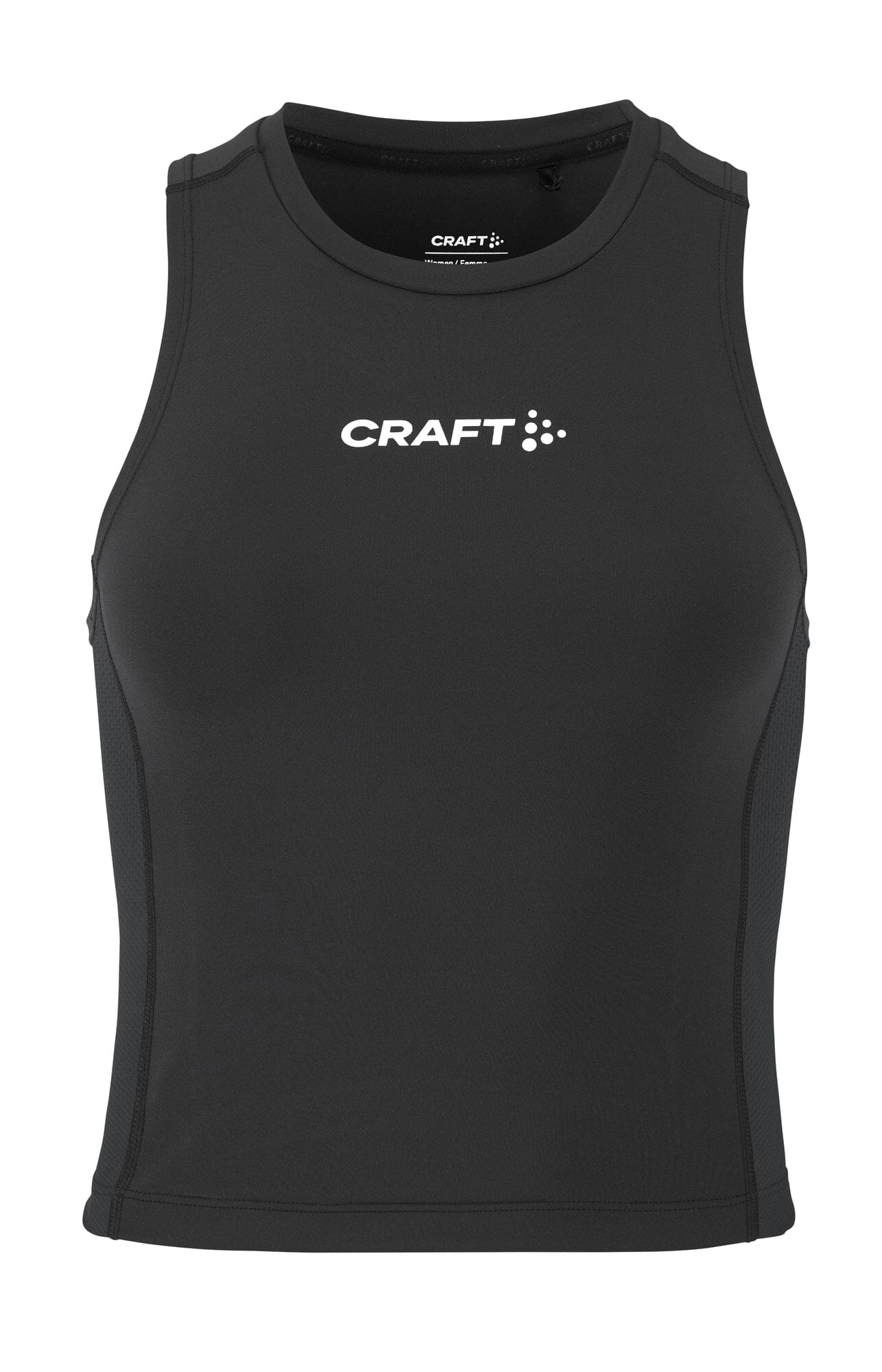 Women's Rush 2.0 Crop Singlet - Black Craft Sportswear NA