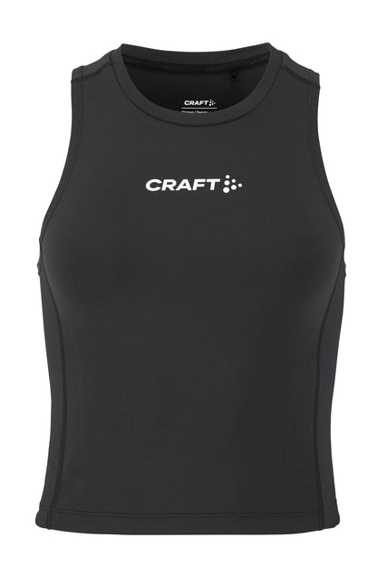Women's Rush 2.0 Crop Singlet - Black Craft Sportswear NA