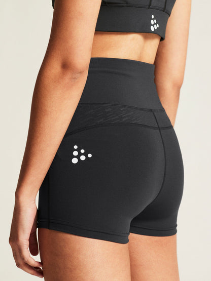 Women's Rush 2.0 Hot Pant - Black Women's Pants and Tights Craft Sportswear NA
