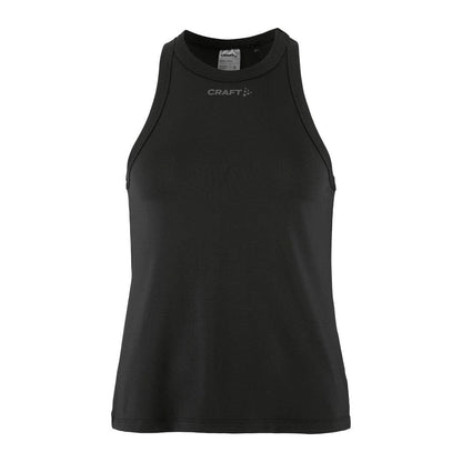 WOMEN'S CORE TONE MESH TRAINING SINGLET - Black Craft Sportswear NA