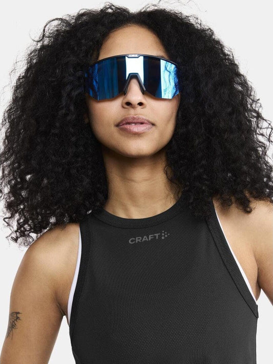 WOMEN'S CORE TONE MESH TRAINING SINGLET - Black Craft Sportswear NA