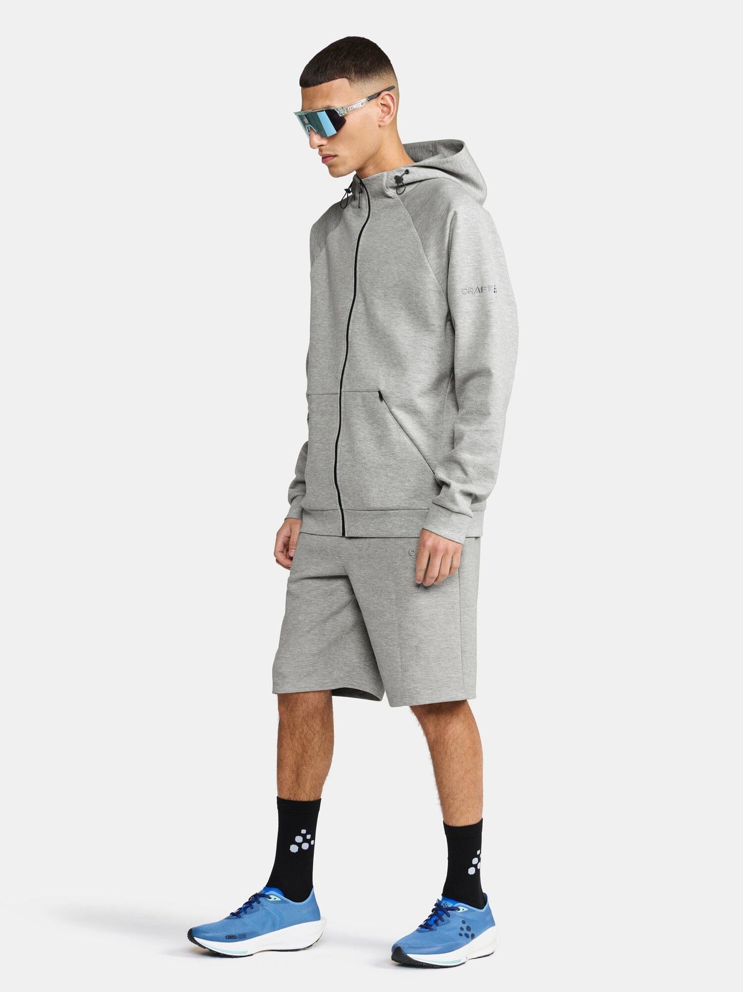 Men's ADV Join Full-Zip Hoodie - GREY MELANGE Craft Sportswear NA