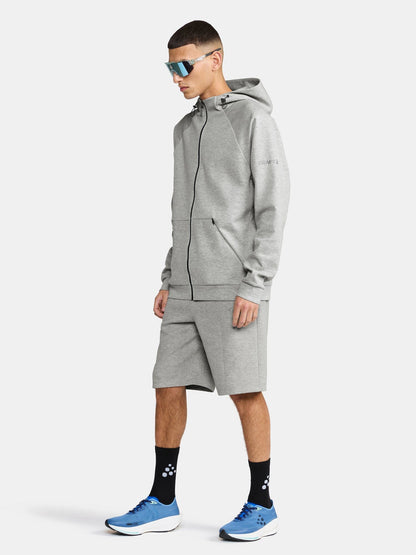 Men's ADV Join Full-Zip Hoodie - GREY MELANGE Craft Sportswear NA