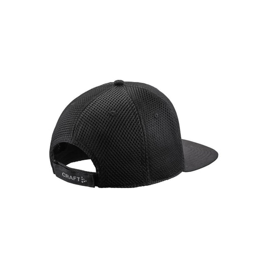 Unisex PRO 3D Mesh Running Trucker Cap - Black/Silver Reflective Craft Sportswear NA