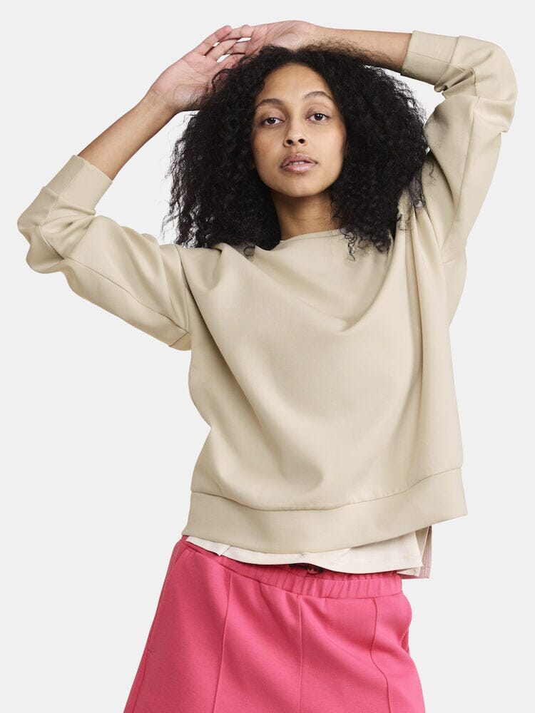 WOMEN'S ADV JOIN SWEATSHIRT - PLASTER Craft Sportswear NA