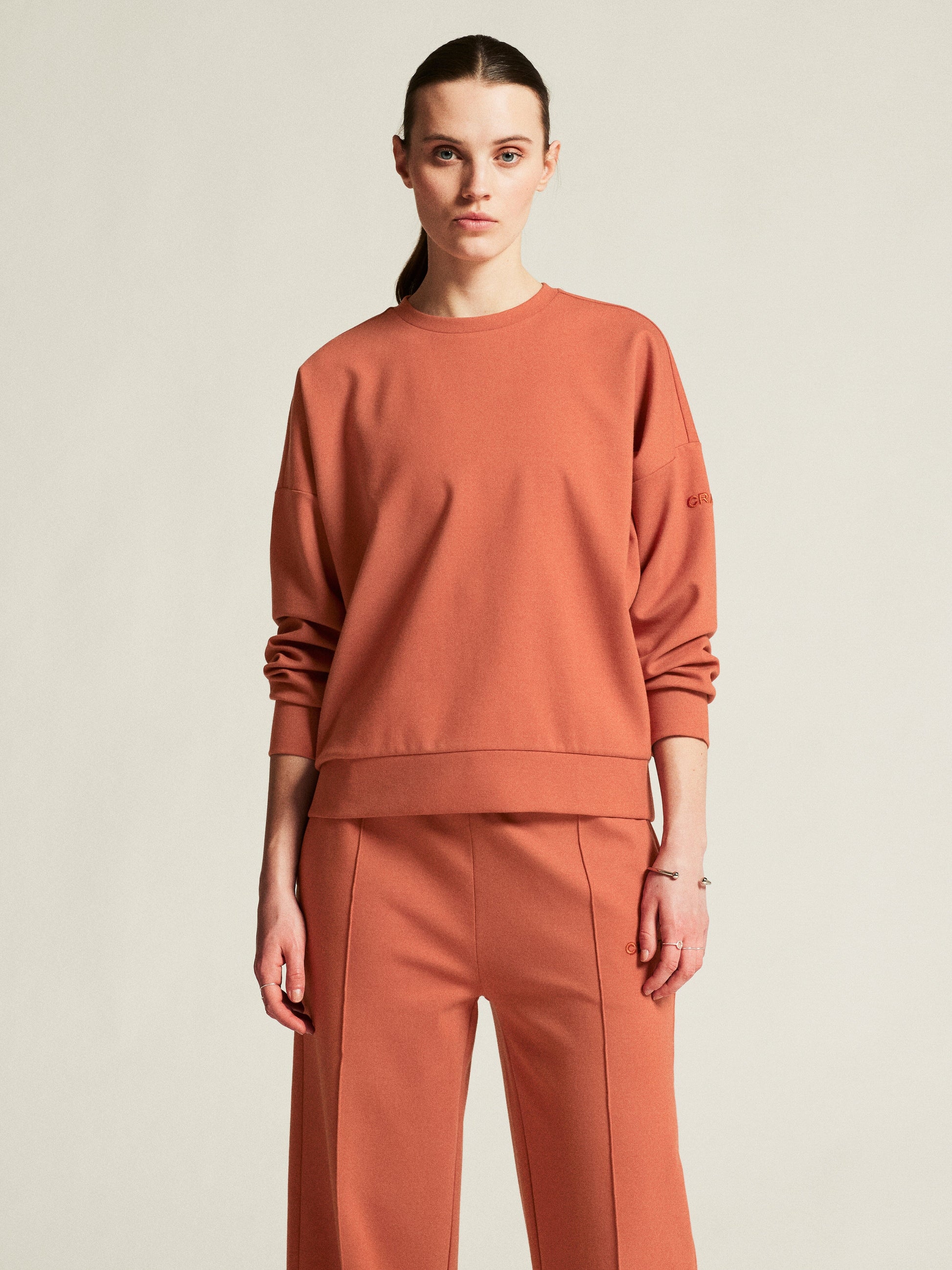 WOMEN'S ADV JOIN SWEATSHIRT - SEQUOIA Craft Sportswear NA