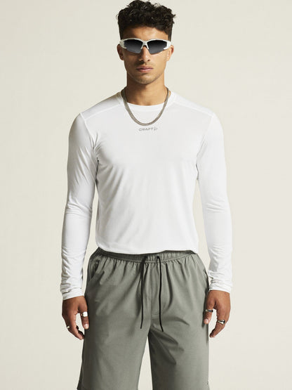 Men's ADV Essence Long-Sleeve Tee 2.0 - WHITE Craft Sportswear NA
