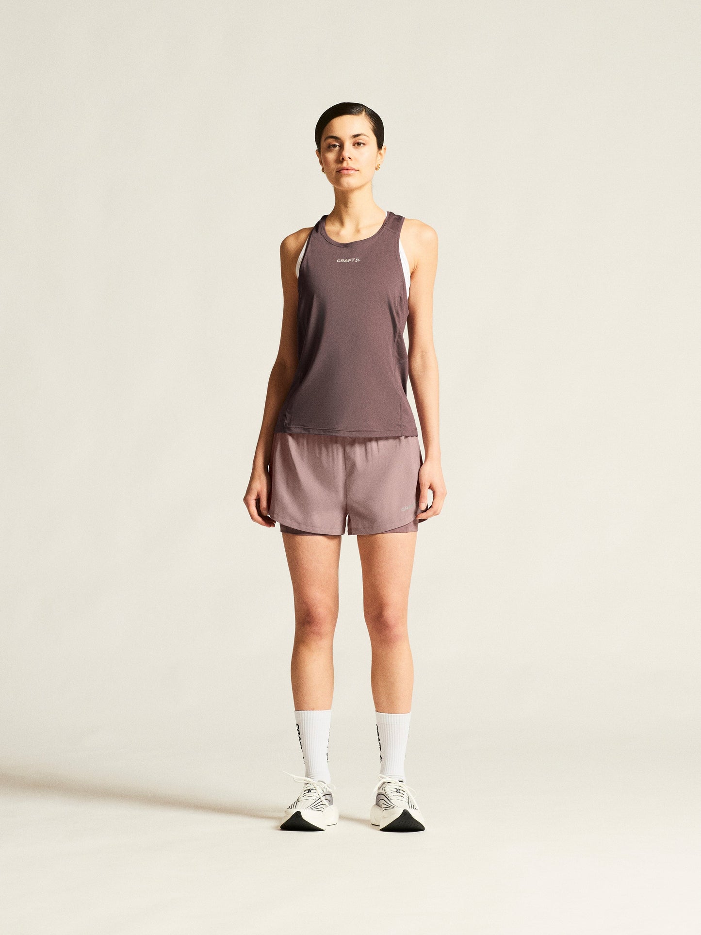Women's ADV Essence Singlet 2.0 - Flint Women's Tops, T's, and Tanks Craft Sportswear NA