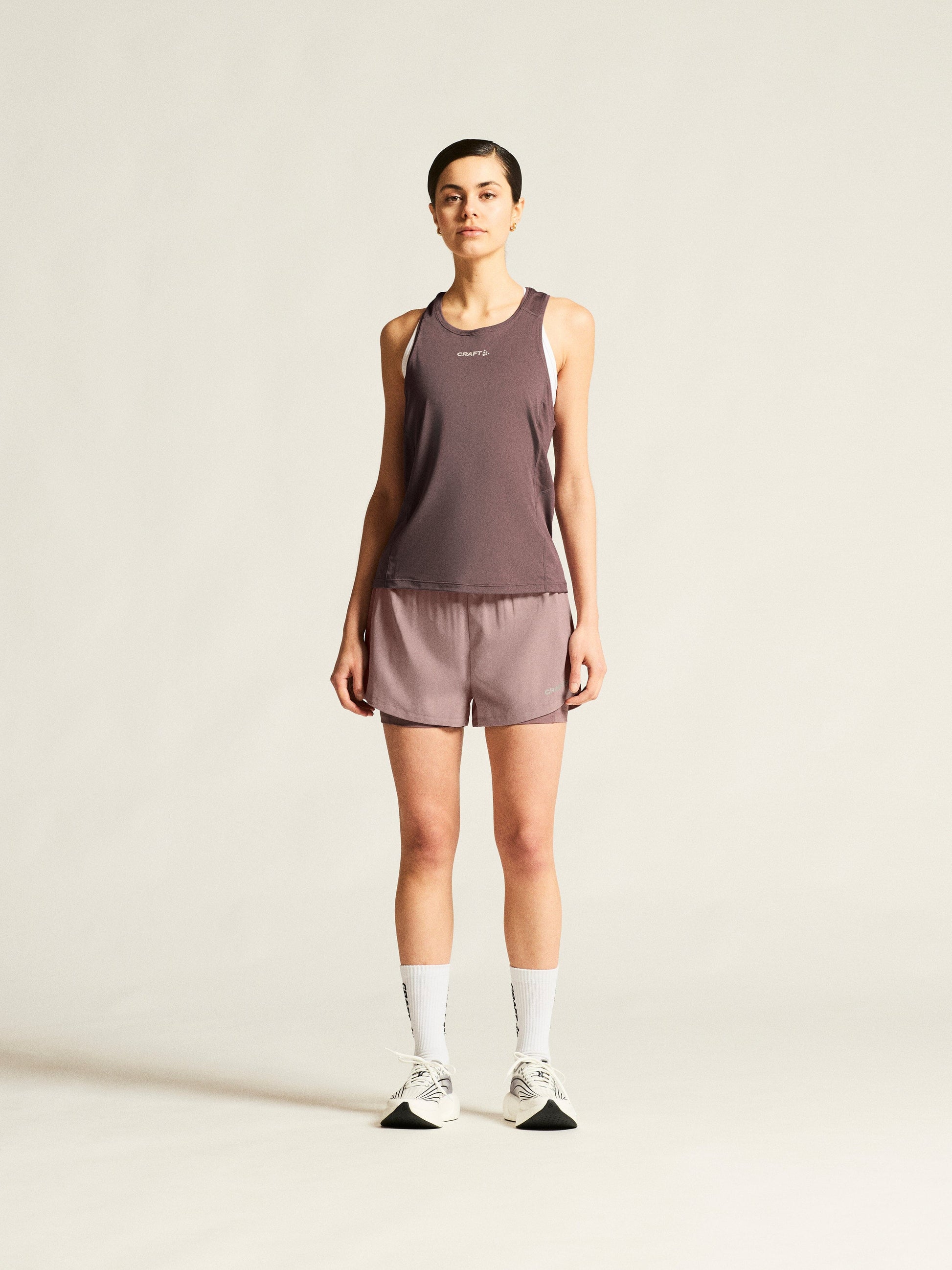 Women's ADV Essence Singlet 2.0 - Flint Women's Tops, T's, and Tanks Craft Sportswear NA