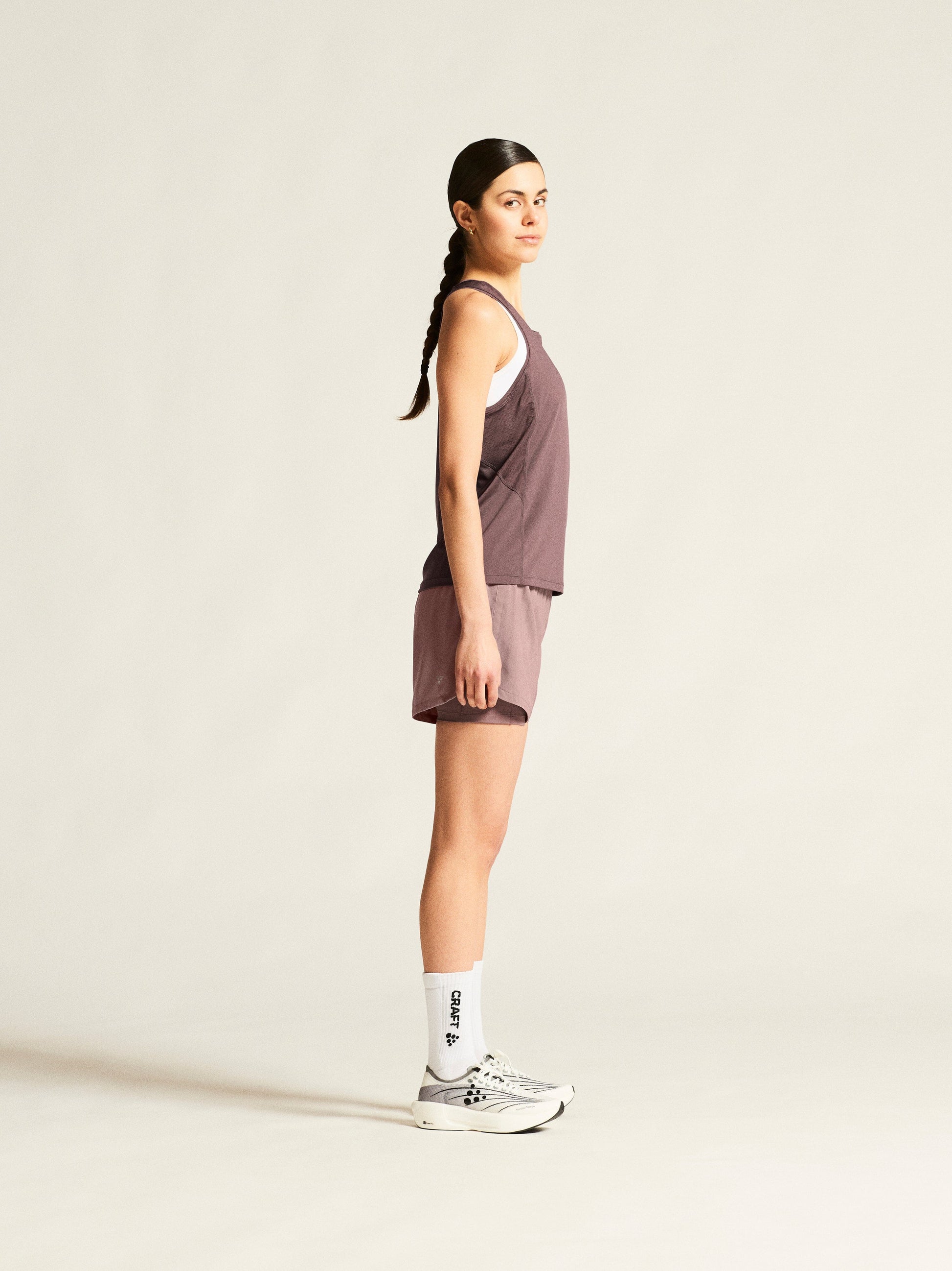 Women's ADV Essence Singlet 2.0 - Flint Women's Tops, T's, and Tanks Craft Sportswear NA