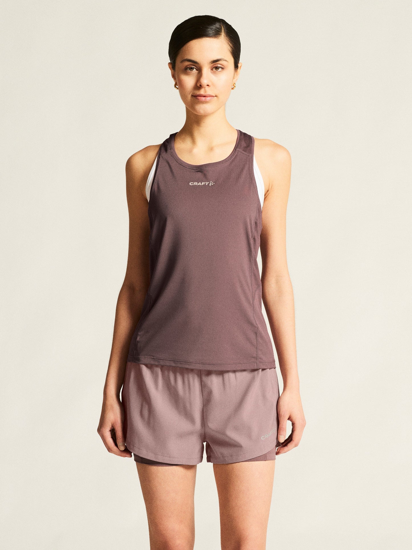 Women's ADV Essence Singlet 2.0 - Flint Women's Tops, T's, and Tanks Craft Sportswear NA