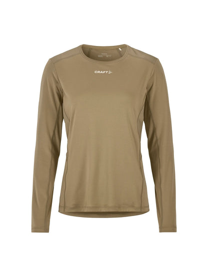 Women's ADV Essence LS Tee 2 - Taupe Craft Sportswear NA
