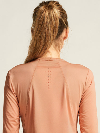 Women's ADV Essence Long Sleeve Tee 2.0 - LIGHT SYRUP Craft Sportswear NA