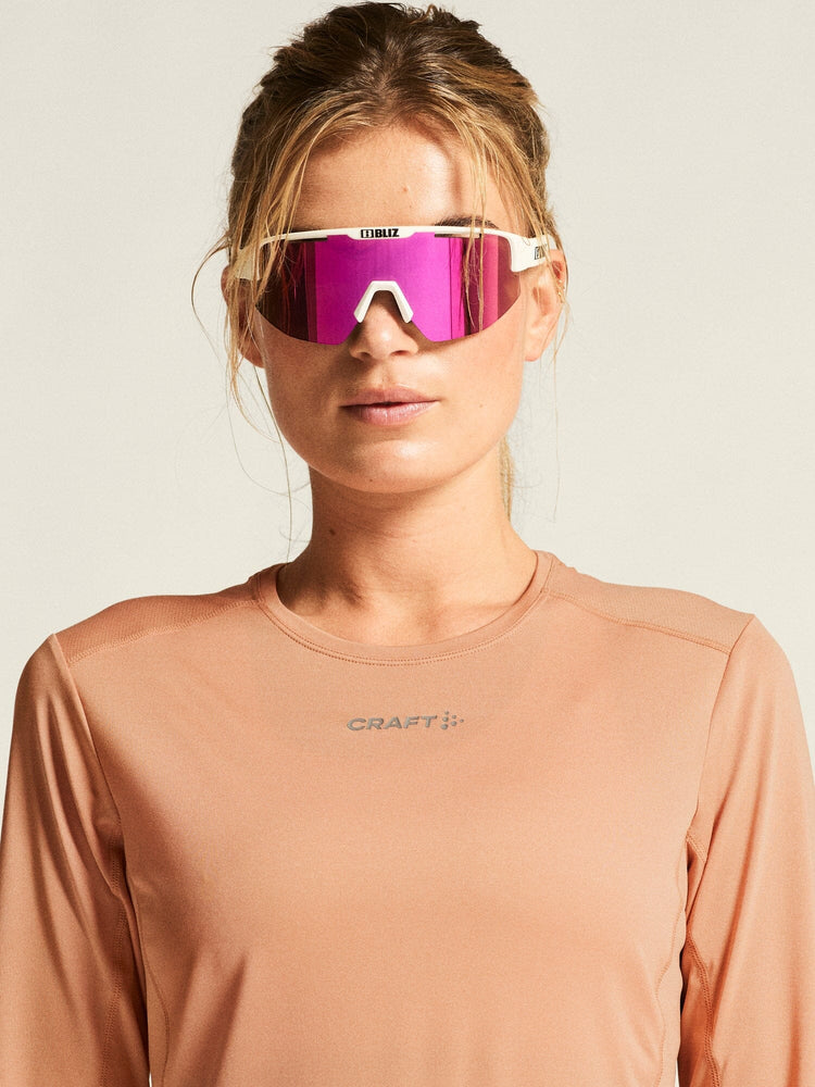 Women's ADV Essence Long Sleeve Tee 2.0 - LIGHT SYRUP Craft Sportswear NA