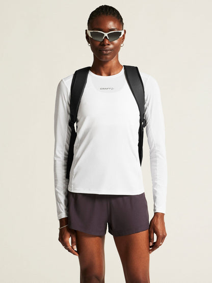 Women's ADV Essence Long Sleeve Tee 2.0 - White Craft Sportswear NA