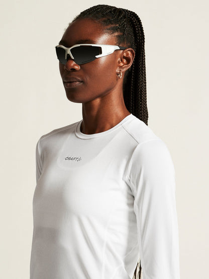Women's ADV Essence Long Sleeve Tee 2.0 - White Craft Sportswear NA