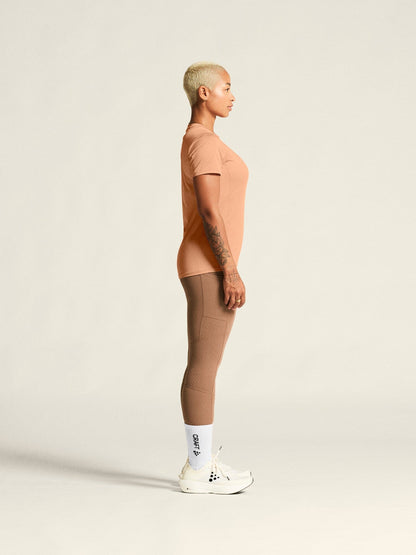 Women's ADV Essence Tee 2 - LIGHT SYRUP Craft Sportswear NA