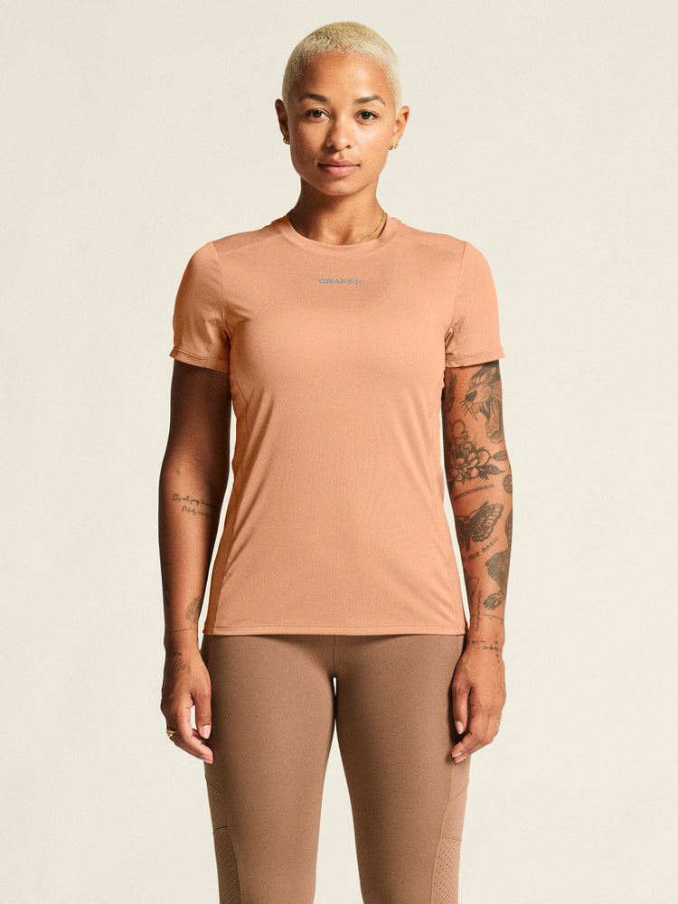 Women's ADV Essence Tee 2 - LIGHT SYRUP Craft Sportswear NA