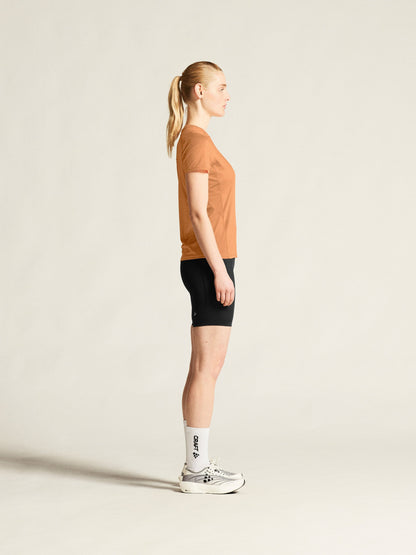 Women's ADV Essence Tee 2 - Apricot Women's Tops, T's, and Tanks Craft Sportswear NA
