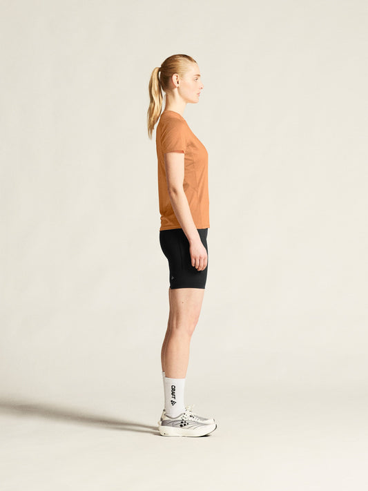 Women's ADV Essence Tee 2 - Apricot Women's Tops, T's, and Tanks Craft Sportswear NA