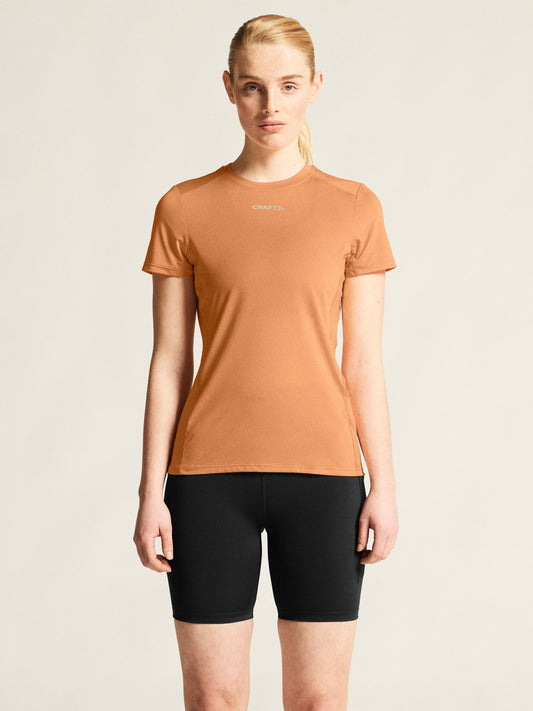 Women's ADV Essence Tee 2 - Apricot Women's Tops, T's, and Tanks Craft Sportswear NA