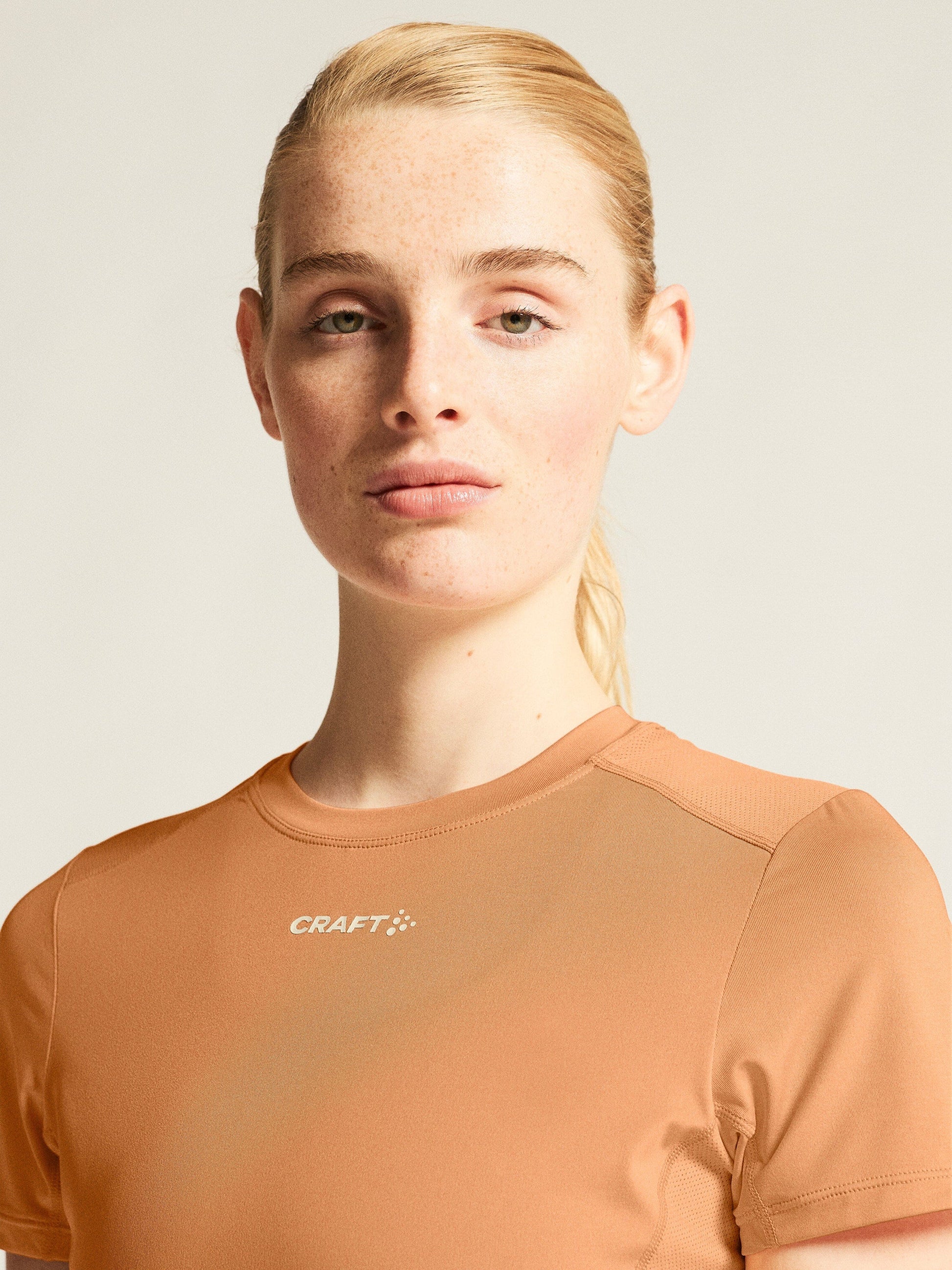 Women's ADV Essence Tee 2 - Apricot Women's Tops, T's, and Tanks Craft Sportswear NA