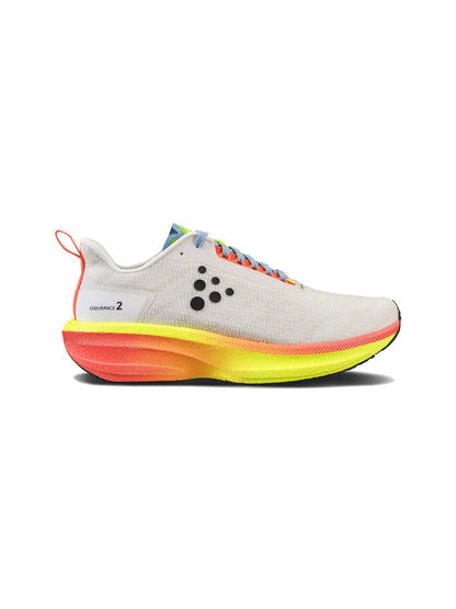 Men's Endurance 2 Running Shoe - Ash White/Shock Footwear Craft Sportswear NA