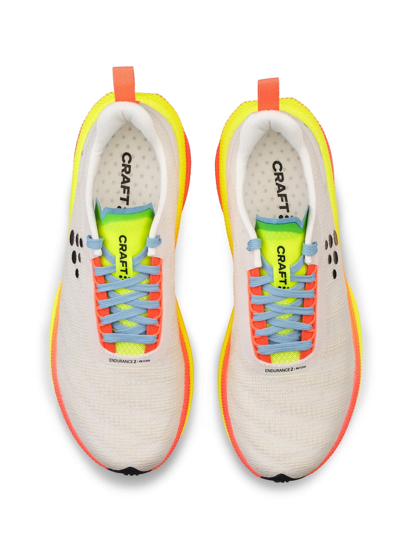 Men's Endurance 2 Running Shoe - Ash White/Shock Footwear Craft Sportswear NA