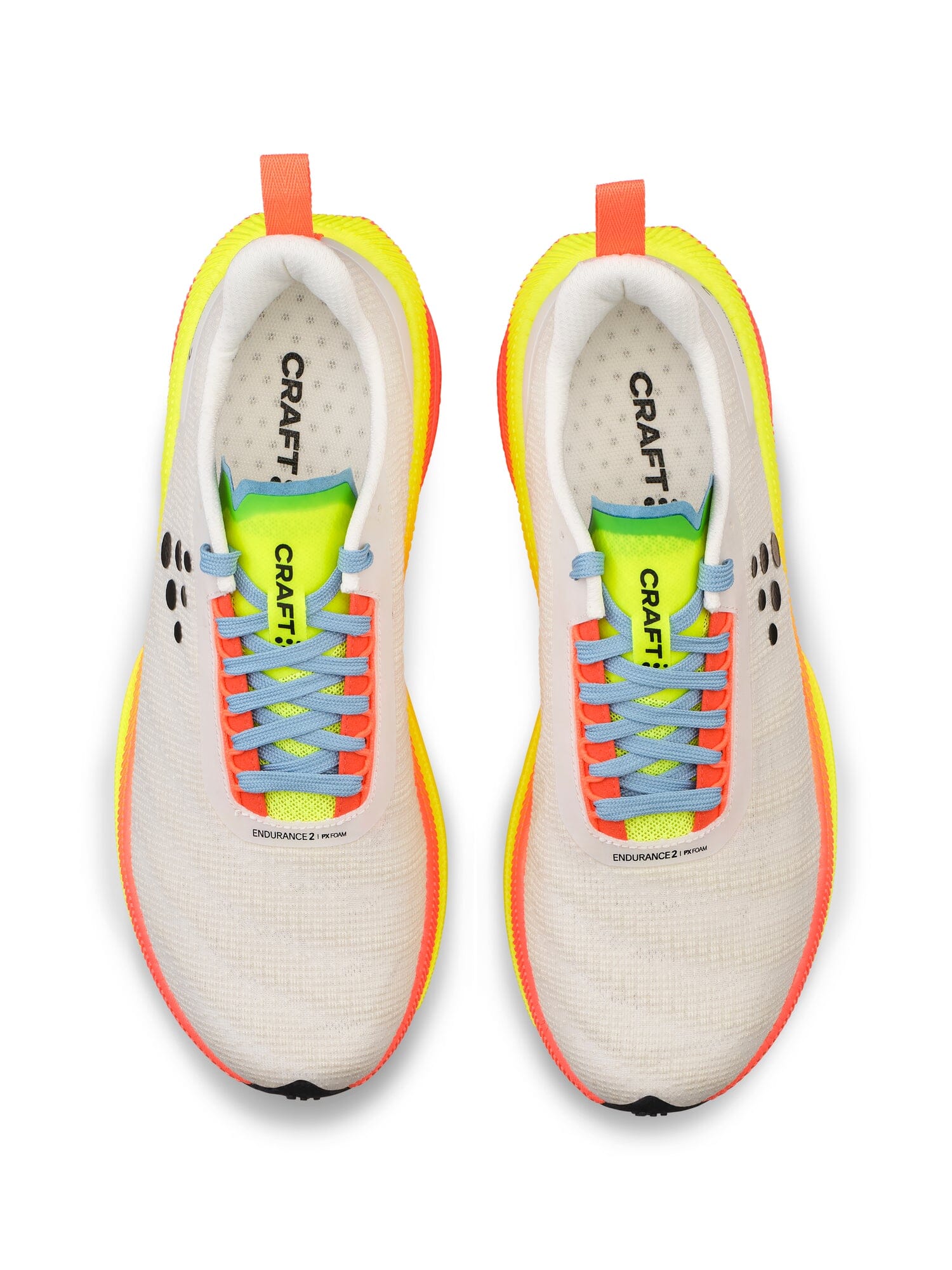 Men's Endurance 2 Running Shoe - Ash White/Shock Footwear Craft Sportswear NA