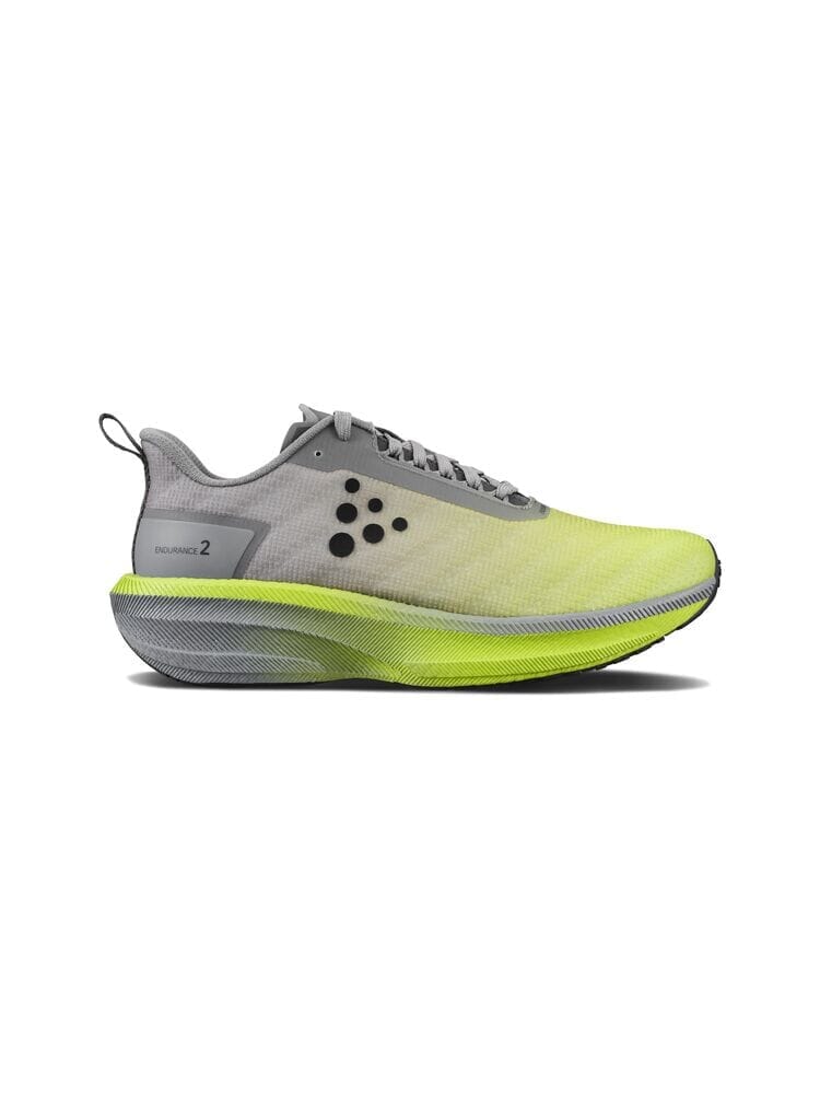 Men's Endurance 2 Running Shoe - Granite/Acid Footwear Craft Sportswear NA
