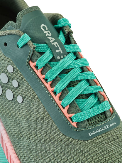 Women's Endurance 2 Running Shoe - Leaf/Eon Footwear Craft Sportswear NA
