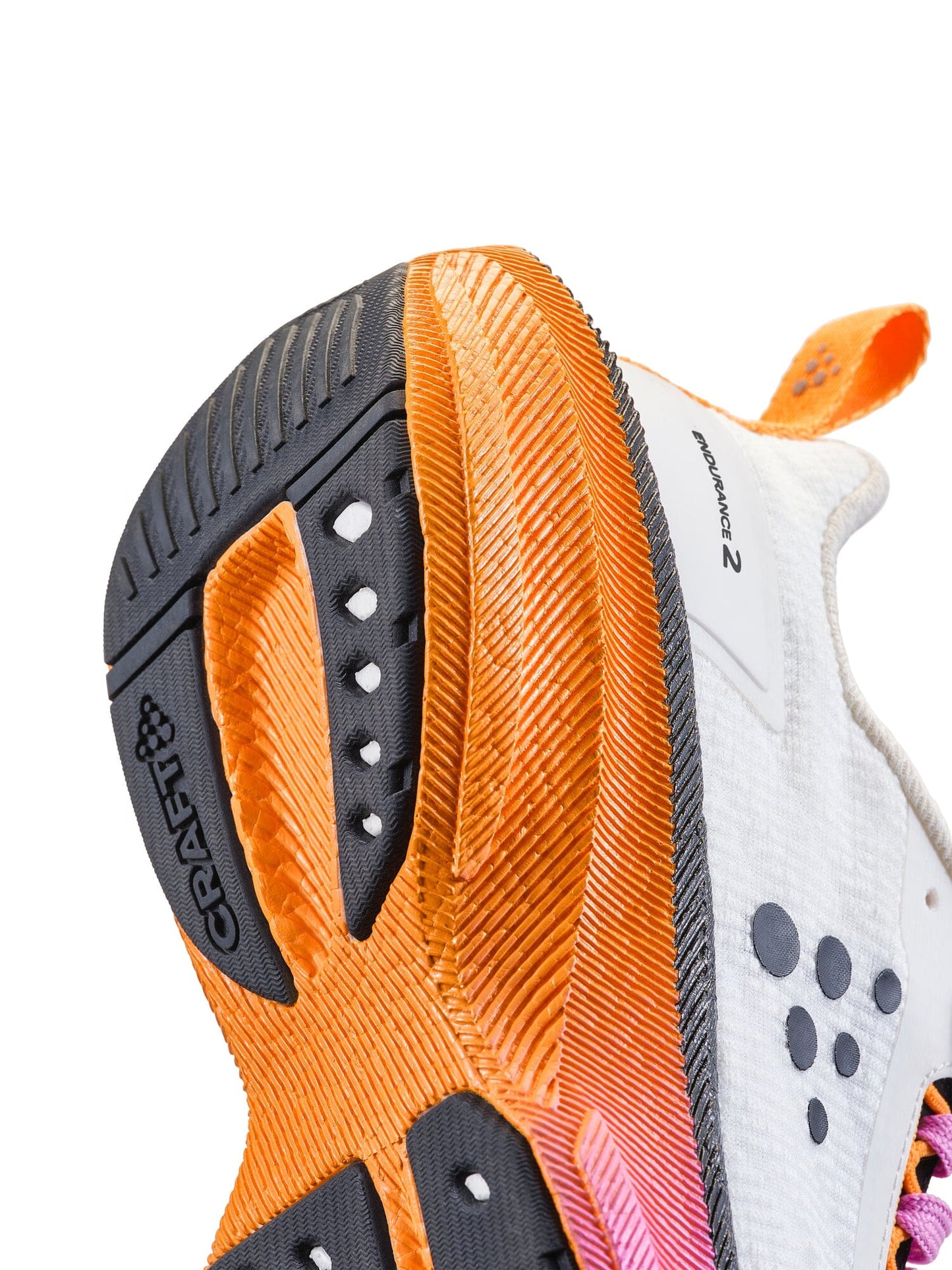 Women's Endurance 2 Running Shoe - Ash White/Fuchsia Footwear Craft Sportswear NA