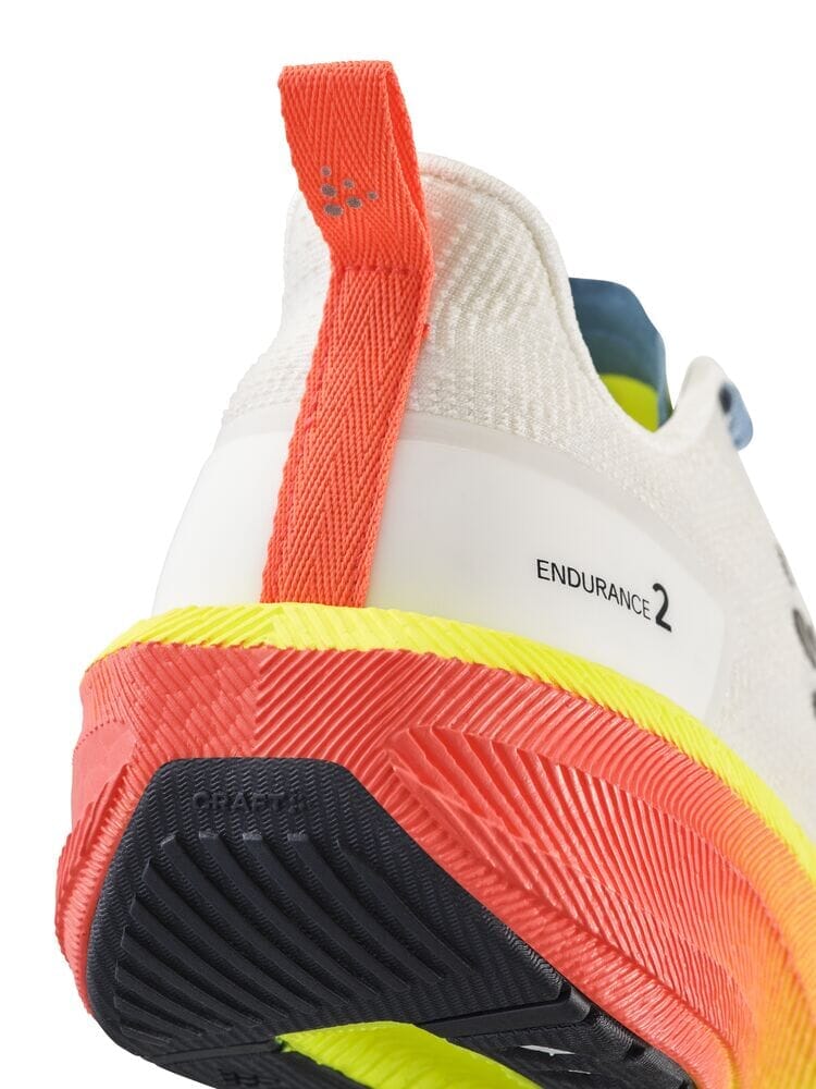 Women's Endurance 2 Running Shoe - Ash White/Shock Footwear Craft Sportswear NA