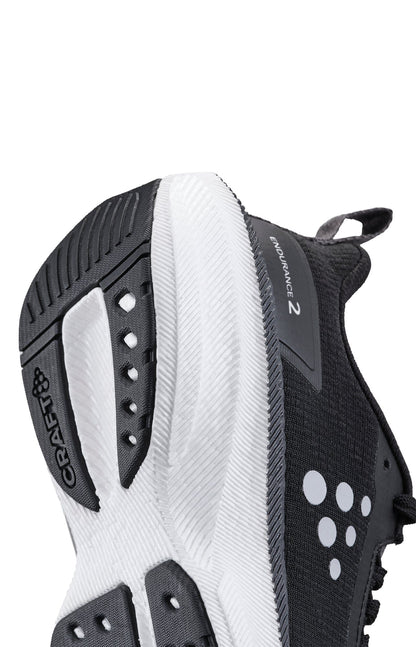 Women's Endurance 2 Running Shoe - Black Footwear Craft Sportswear NA