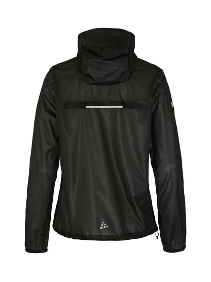 Women's Pro Hydro Lightweight Jacket - Black/Black Women's Jackets and Vests Craft Sportswear NA