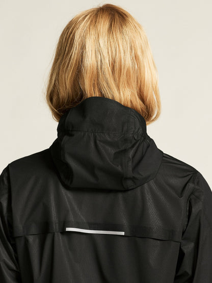 Women's Pro Hydro Lightweight Jacket - Black/Black Women's Jackets and Vests Craft Sportswear NA