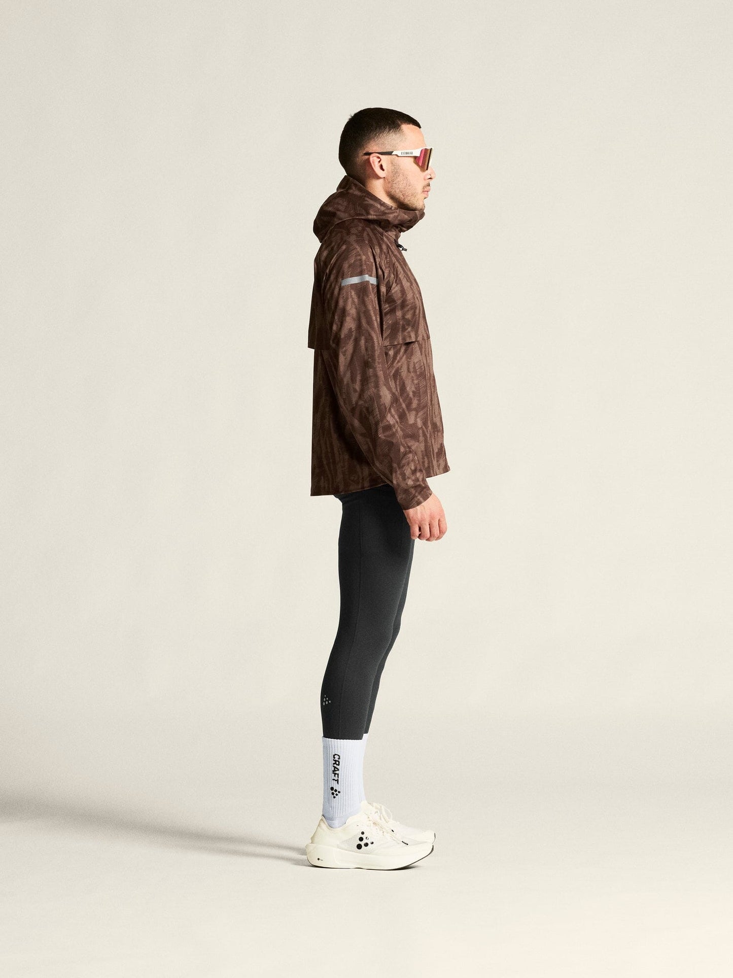 Men's Pro Hydro Running Jacket 3 - PRUNE/MULTI Craft Sportswear NA