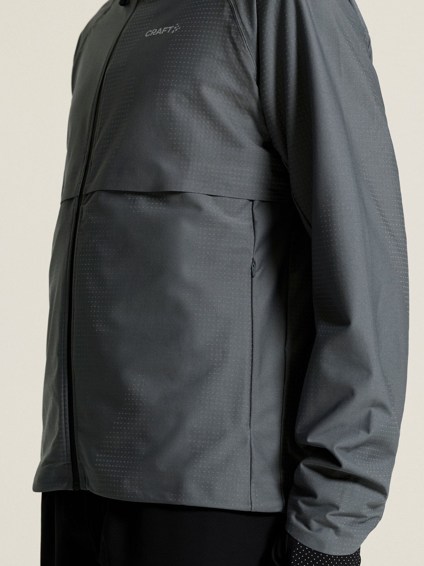 Men's Pro Hydro Running Jacket 3 - Norit/Grey Craft Sportswear NA