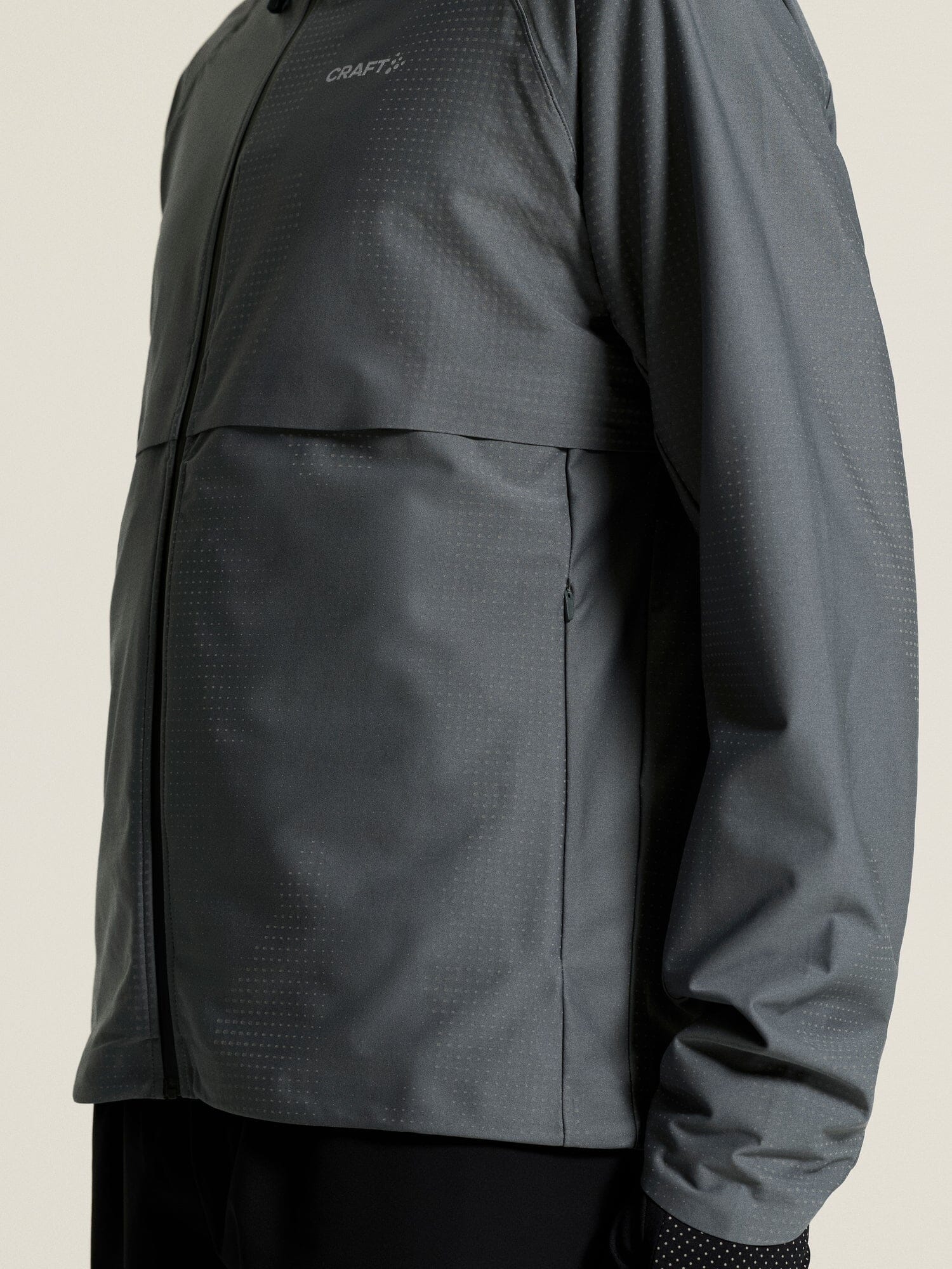 Men's Pro Hydro Running Jacket 3 - Norit/Grey Craft Sportswear NA