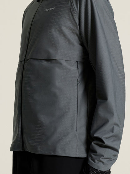 Men's Pro Hydro Running Jacket 3 - Norit/Grey Craft Sportswear NA