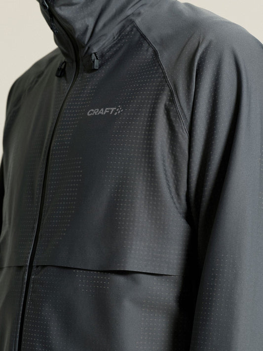 Men's Pro Hydro Running Jacket 3 - Norit/Grey Craft Sportswear NA