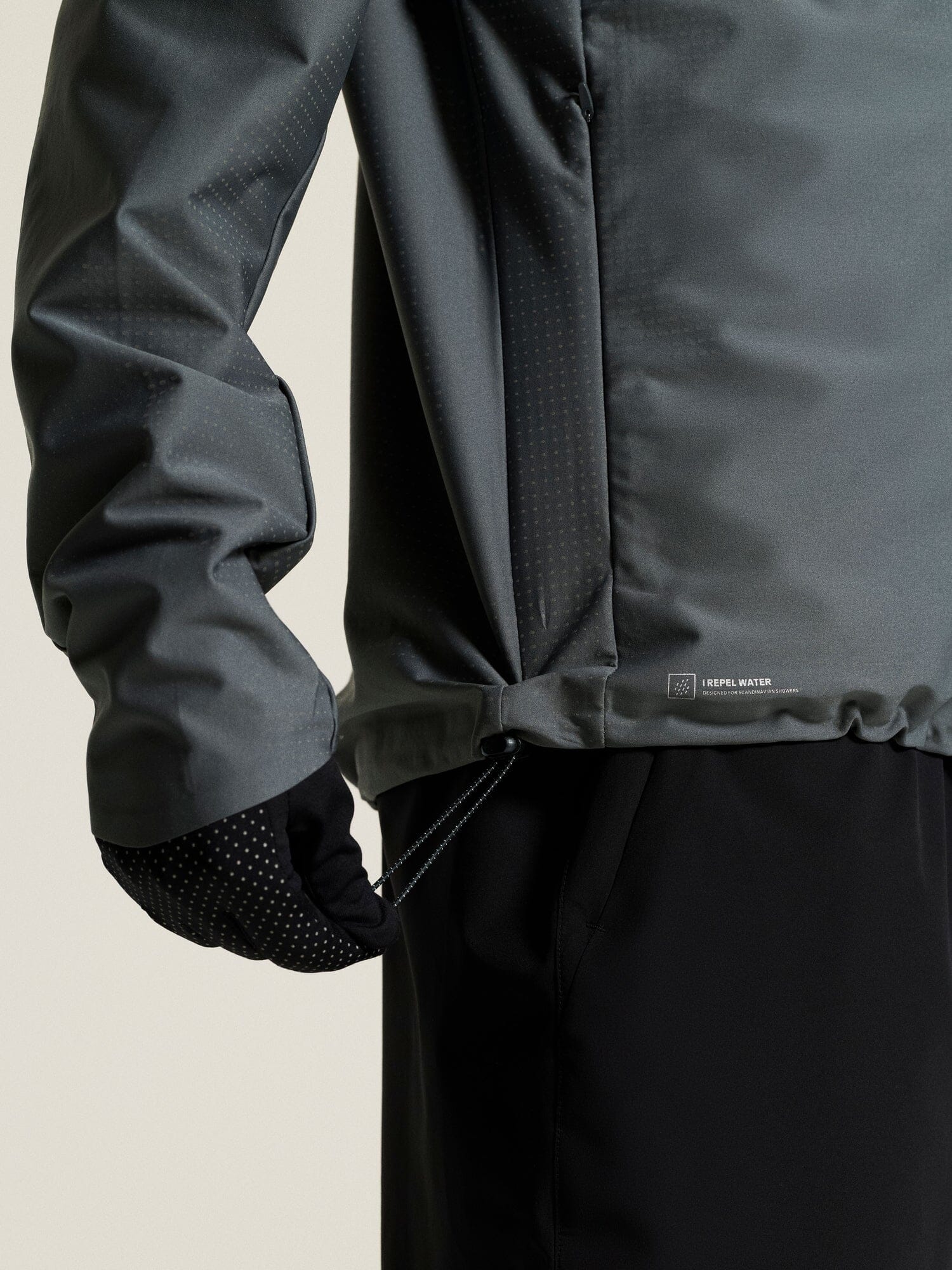 Men's Pro Hydro Running Jacket 3 - Norit/Grey Craft Sportswear NA
