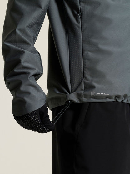 Men's Pro Hydro Running Jacket 3 - Norit/Grey Craft Sportswear NA