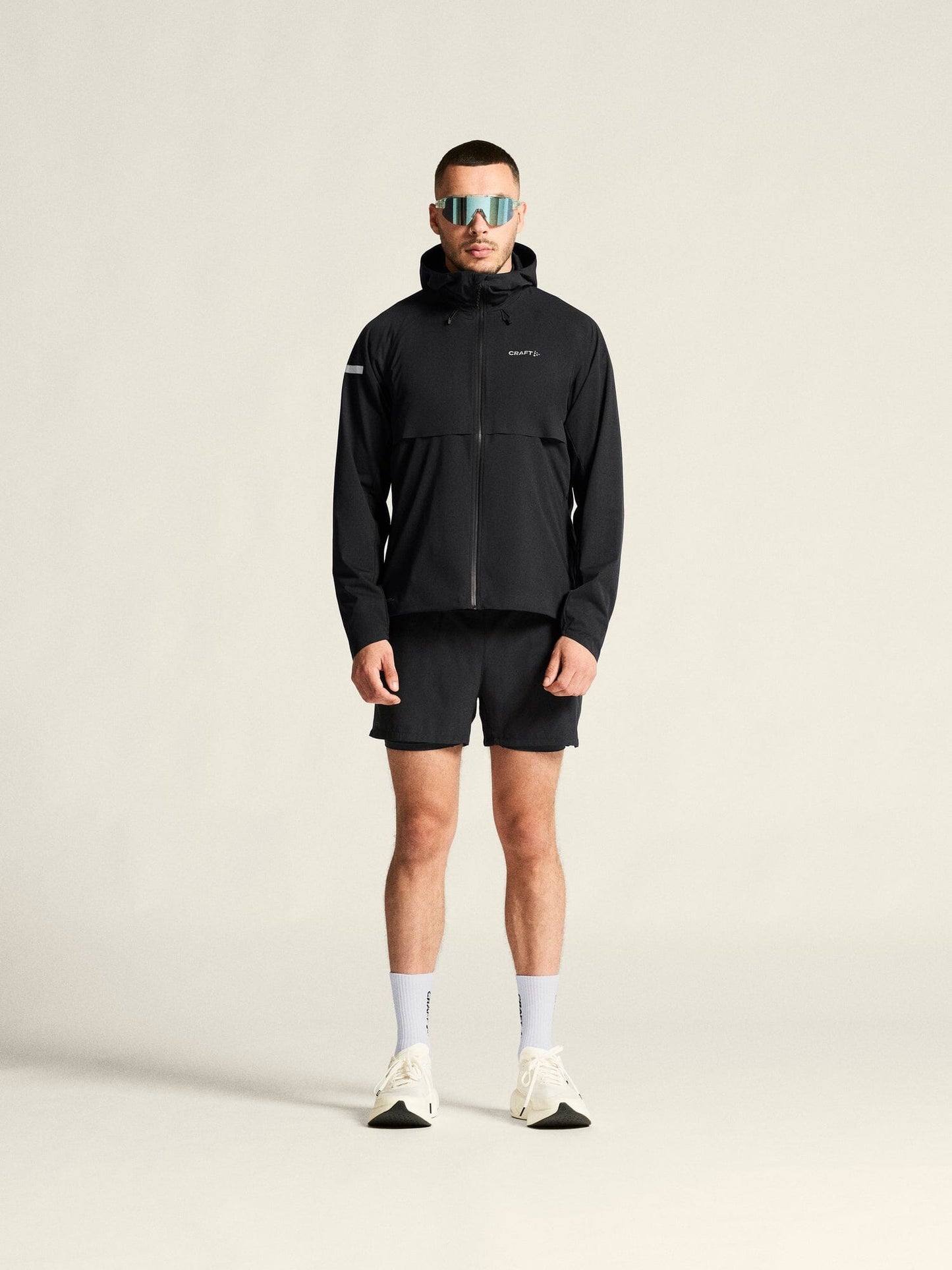 Men's Pro Hydro Running Jacket 3 - Black Craft Sportswear NA