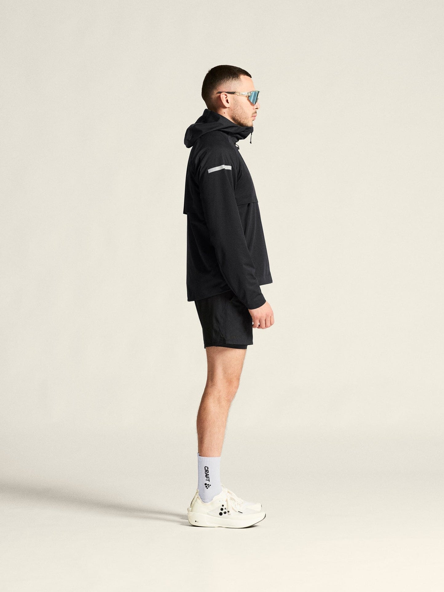 Men's Pro Hydro Running Jacket 3 - Black Craft Sportswear NA