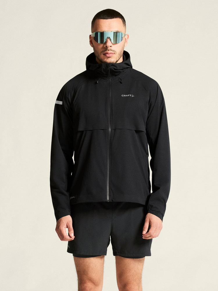 Men's Pro Hydro Running Jacket 3 - Black Craft Sportswear NA