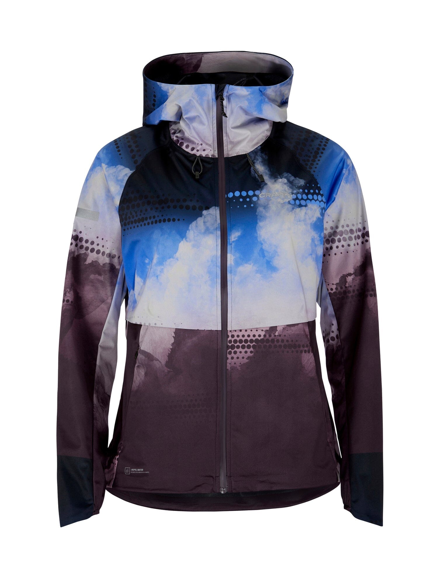 WOMEN'S PRO HYDRO JACKET 3 - DK PLUM/MULTI Craft Sportswear NA